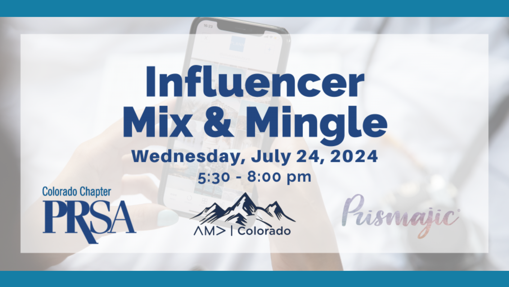 Influencer Mix and Mingle from PRSA and AMA Colorado